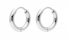 Creolen KAYLA  2 X 12 mm  Silber 925 alle Farben