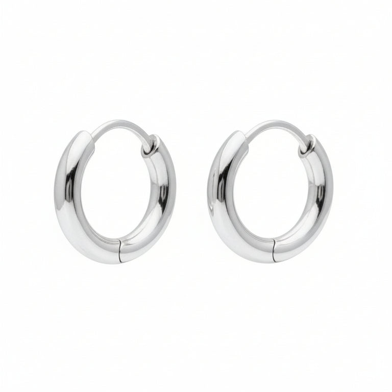 Creolen KAYLA  2 X 12 mm  Silber 925 alle Farben