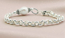 Silberarmband mit Barockperle – Boho Armband 925 Silber