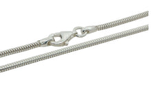 Schlangenkette 50 cm aus 925 Silber – Weiche Kette 1,8 mm | Vergoldet