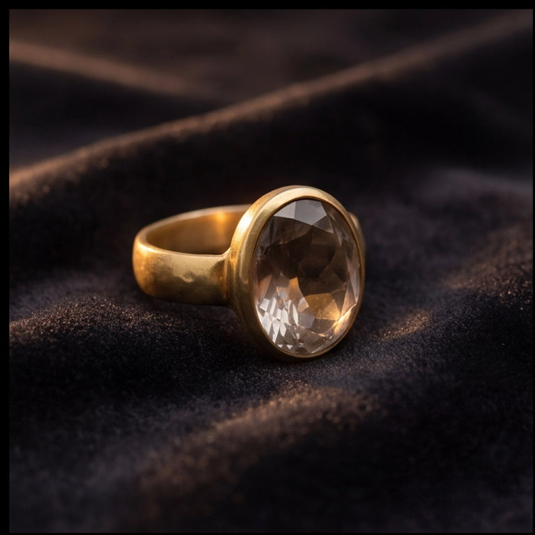 Ring ELIANE mit Rauchquarz