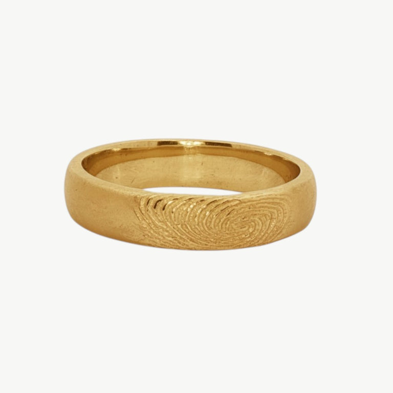 Ring COLIN 5 mm FINGERPRINT – personalisiert