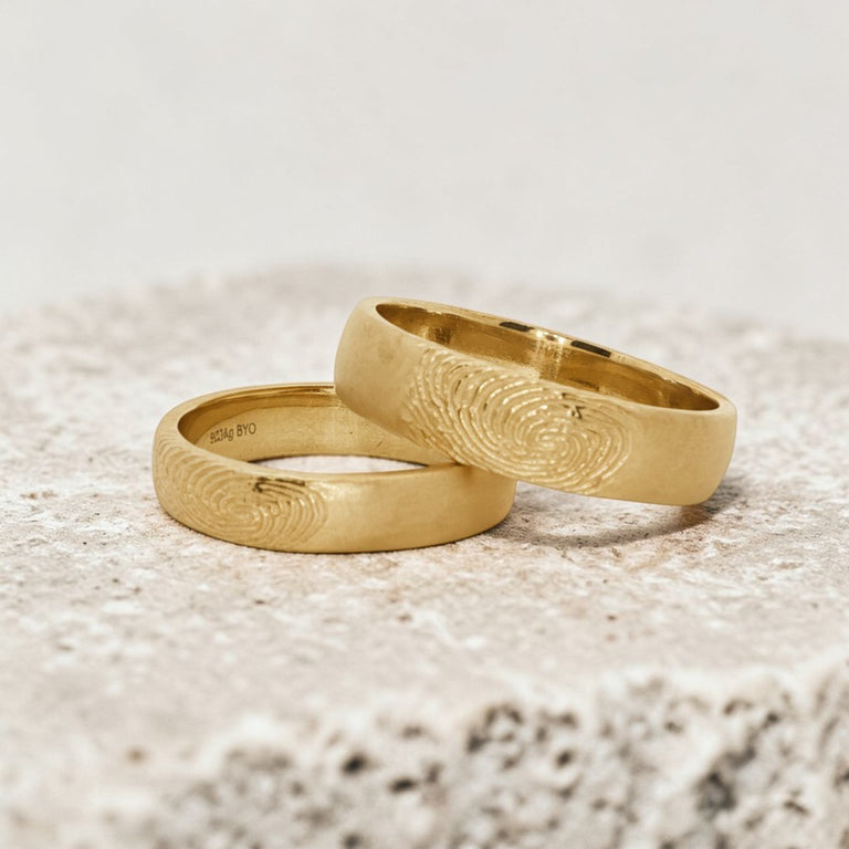 Ring COLIN 5 mm FINGERPRINT – personalisiert