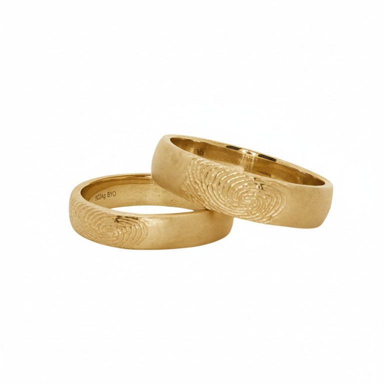 Ring COLIN 5 mm FINGERPRINT – personalisiert