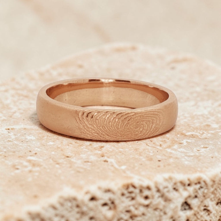 Ring COLIN 5 mm FINGERPRINT – personalisiert