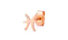 Fische Einzeler Ohrstecker – Sterling Silber 925, 5 mm  20. Februar - 20. März