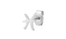 Fische Einzeler Ohrstecker – Sterling Silber 925, 5 mm  20. Februar - 20. März