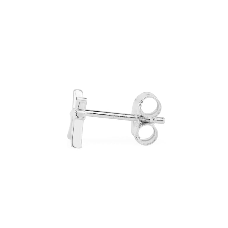 Fische Einzeler Ohrstecker – Sterling Silber 925, 5 mm  20. Februar - 20. März