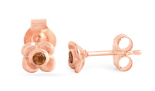 Ohrtsecker FLOWERS MINI mit Rosaturmalin