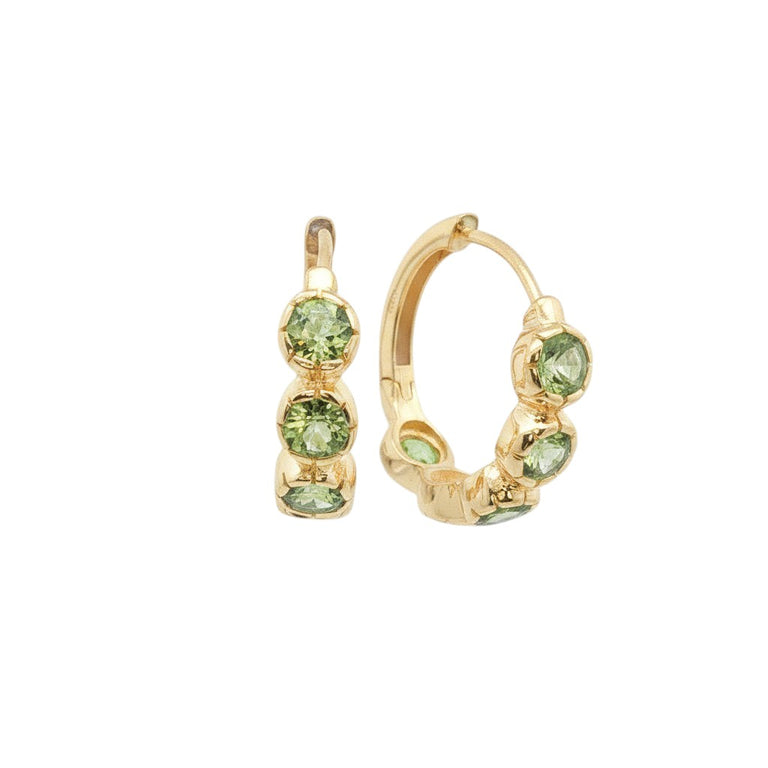 Creolen HARRIET Peridote 20 mm
