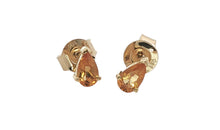Ohrstecker DROPS Citrin 3 X 5 mm