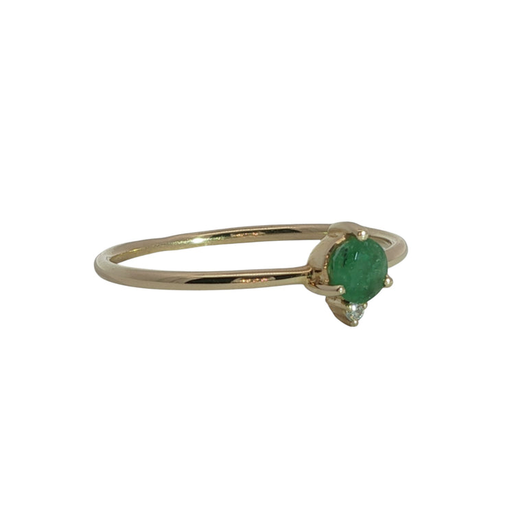 Ring Jahreszeiten SMARAGD 18k Gelbgold