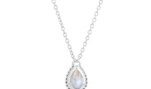 Halskette ADRIJANA mit Mondstein Silber