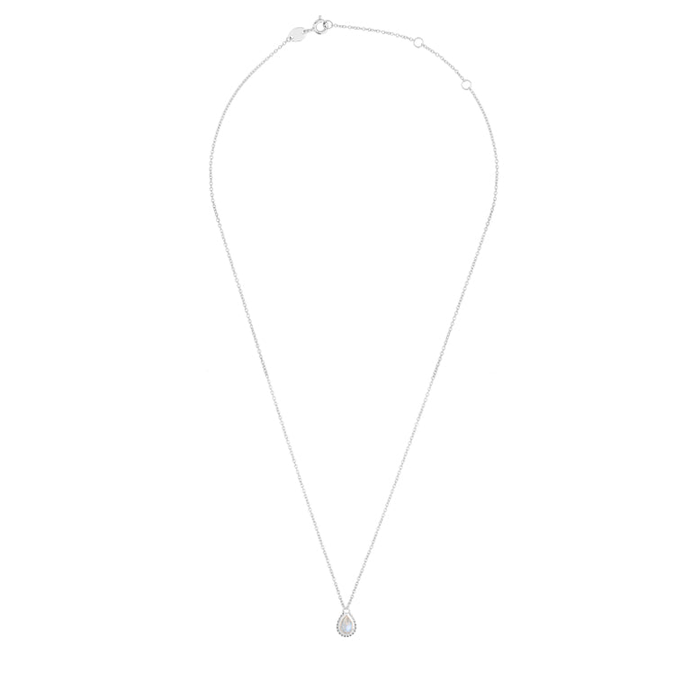 Halskette ADRIJANA mit Mondstein Silber