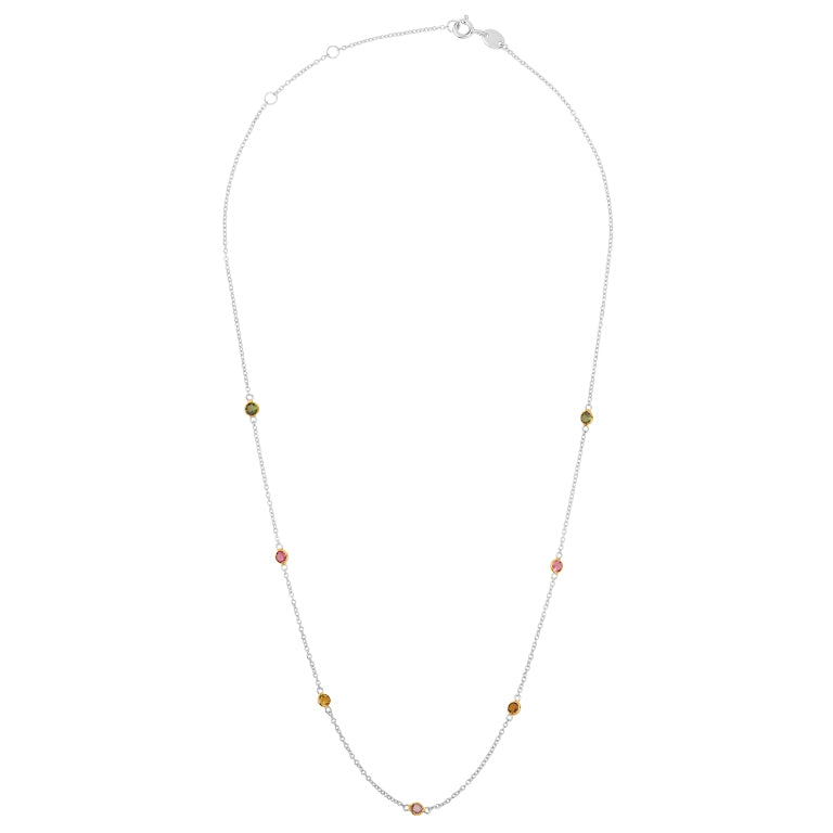 Halskette ATHINA Turmalin bicolor