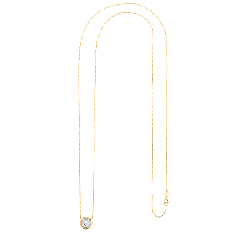 Halskette LEELA Topas 90cm