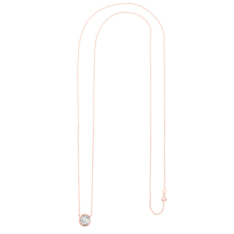 Halskette LEELA Topas 90cm