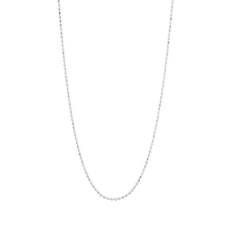Halskette LOUISE Diamantiert 1.1 mm Silber