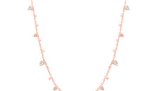 Halskette DOREEN mit Topas 18k Gold