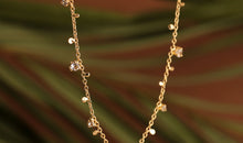 Halskette DOREEN mit Topas 18k Gold