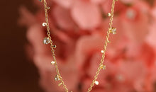 Halskette DOREEN mit Topas 18k Gold