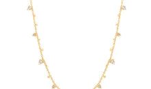 Halskette DOREEN mit Topas 18k Gold