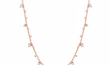 Halskette DOREEN mit Diamanten und Mondstein