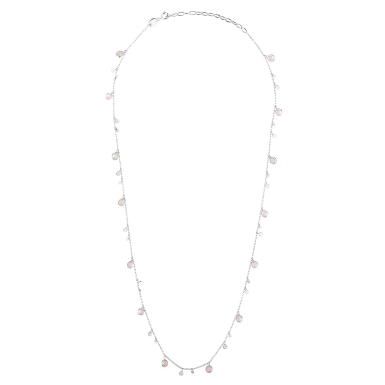 Halskette ARETTA mit Rosenquarz