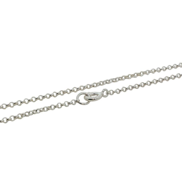 Chalzedon Halskette mit Turmalin &amp; Perlen Charm