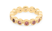 Ring HARRIET mit Rosaturmalin 3mm