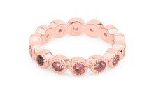 Ring HARRIET mit Rosaturmalin 3mm