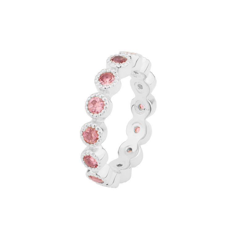 Ring HARRIET mit Rosaturmalin 3mm