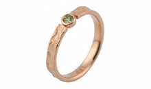 Keenan Green Tourmaline Ring | Bezel Set Gold Ring