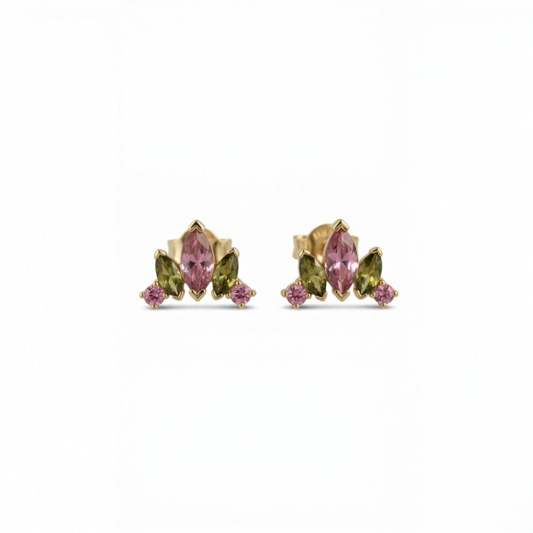 Ohrstecker LOTUS Multiturmalin