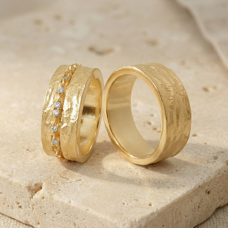 Alavissa Ring mit Topas Steinen 8 mm