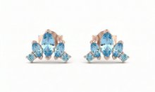 Ohrstecker LOTUS – Blautopas