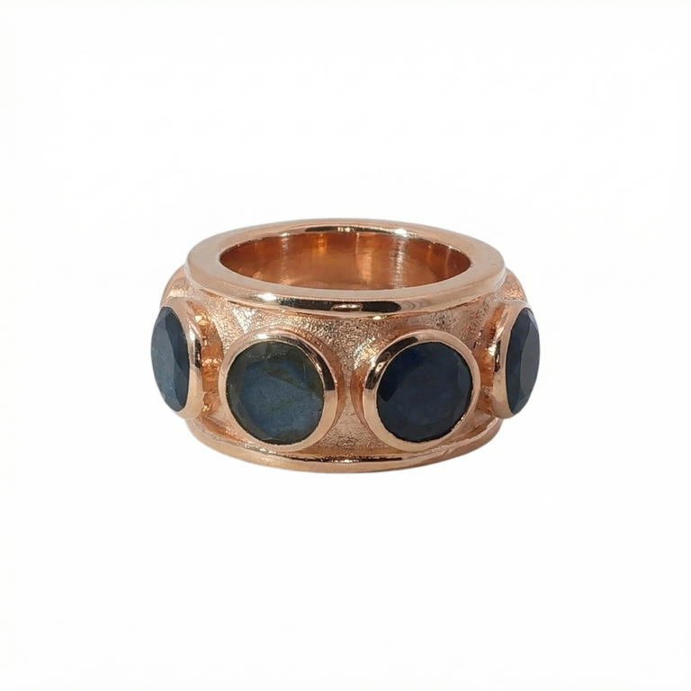Ring Mallory mit Labradorit