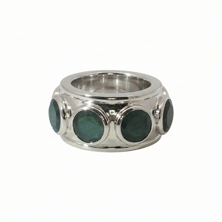 Ring Mallory mit Labradorit