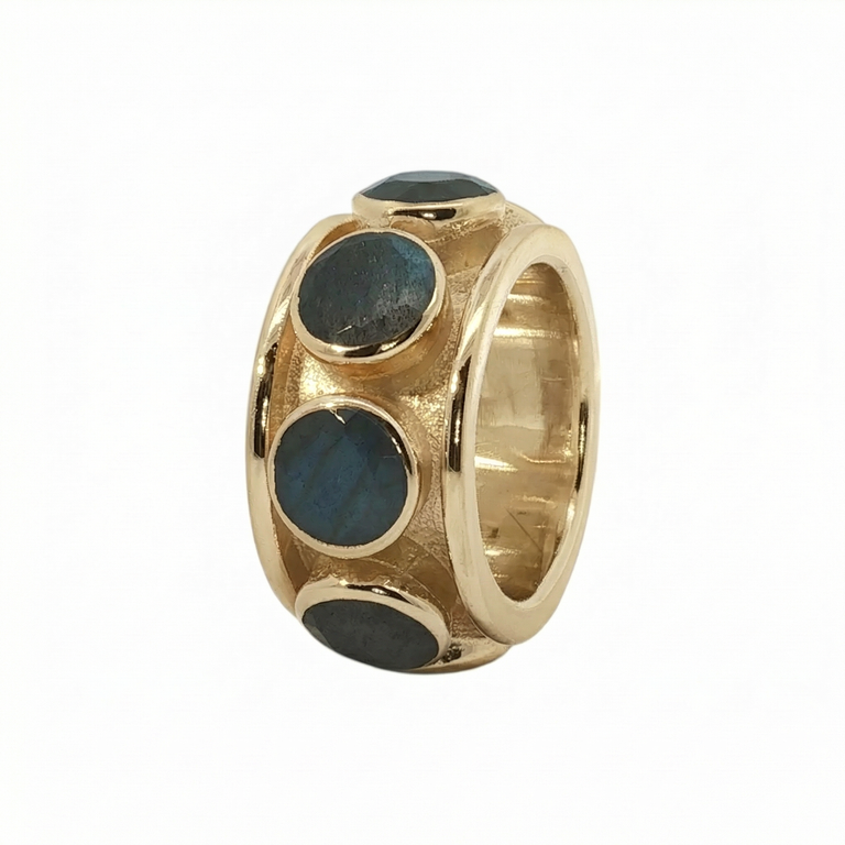 Ring Mallory mit Labradorit