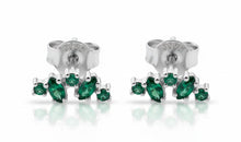 Ohrstecker ELISABETH mit grünem Turmalin