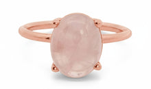 Ring LAURENCE mit Rosenquarz