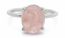 Ring LAURENCE mit Rosenquarz