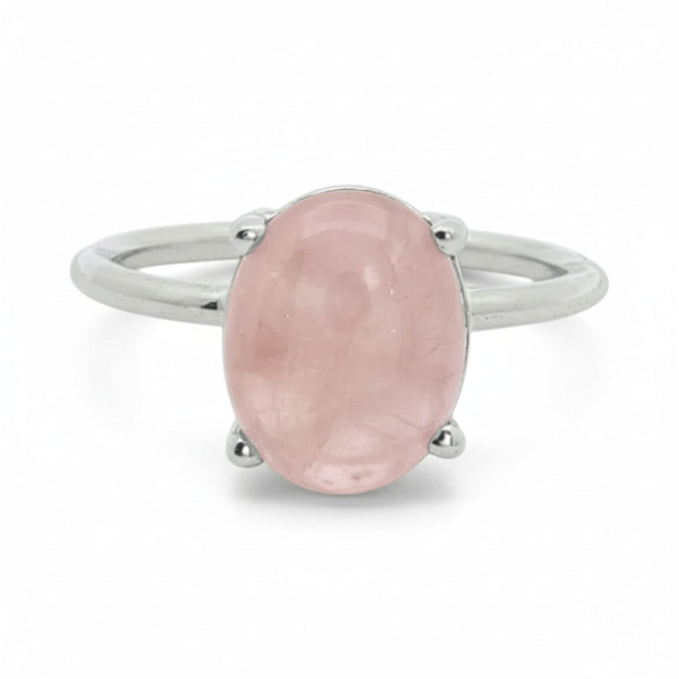 Ring LAURENCE mit Rosenquarz
