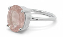 Ring LAURENCE mit Rosenquarz