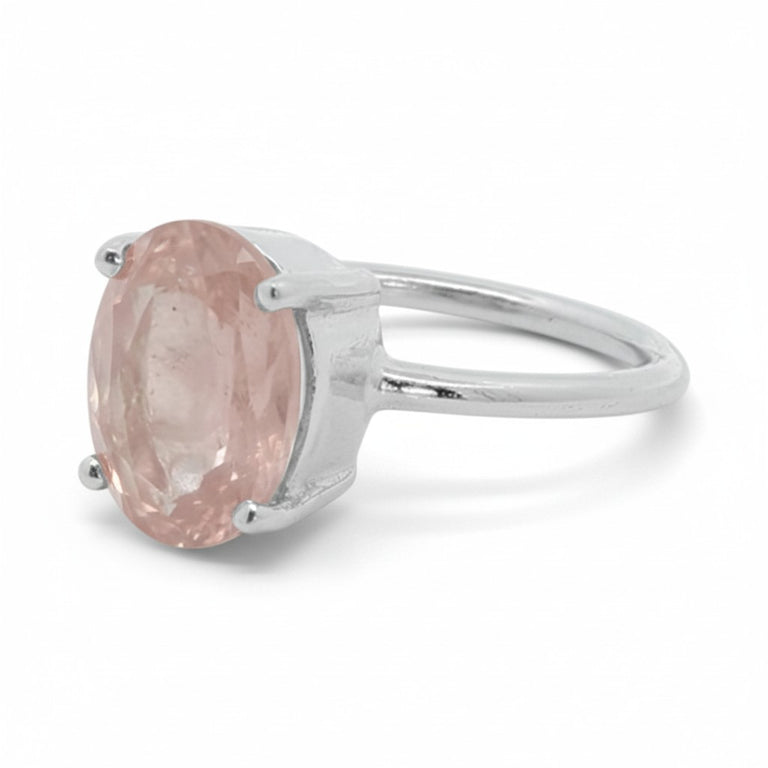 Ring LAURENCE mit Rosenquarz