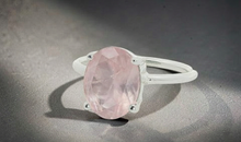 Ring LAURENCE mit Rosenquarz