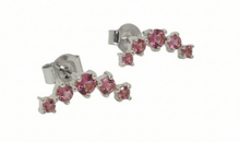 Ohrstecker FATIMA – Rosaturmalin