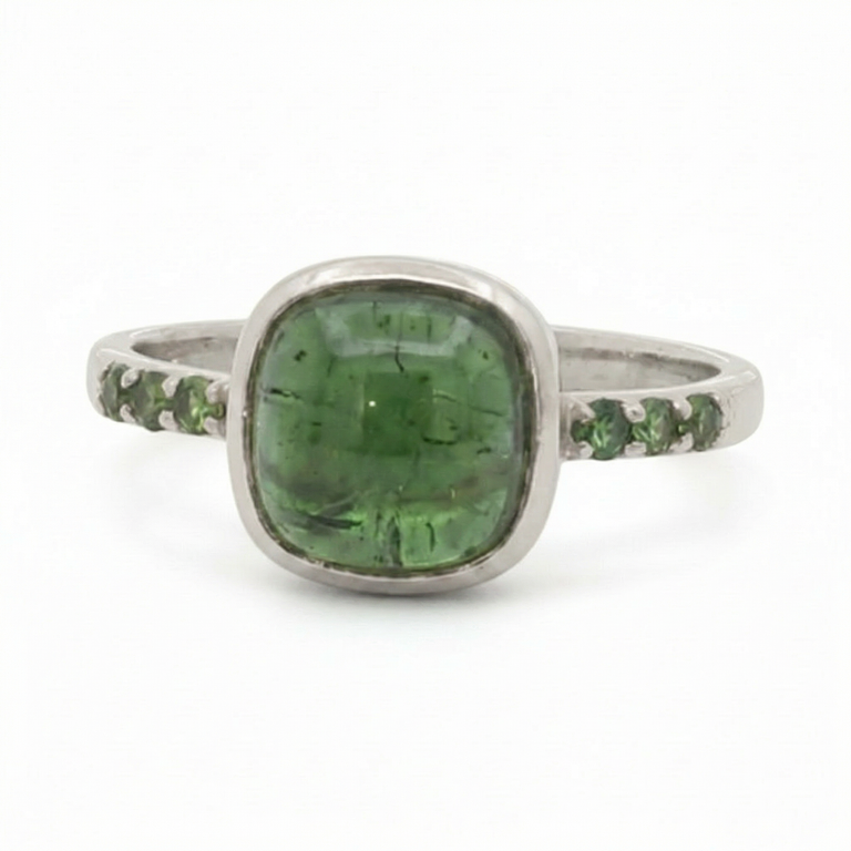 Ring Rosalia mit grünem Turmalin