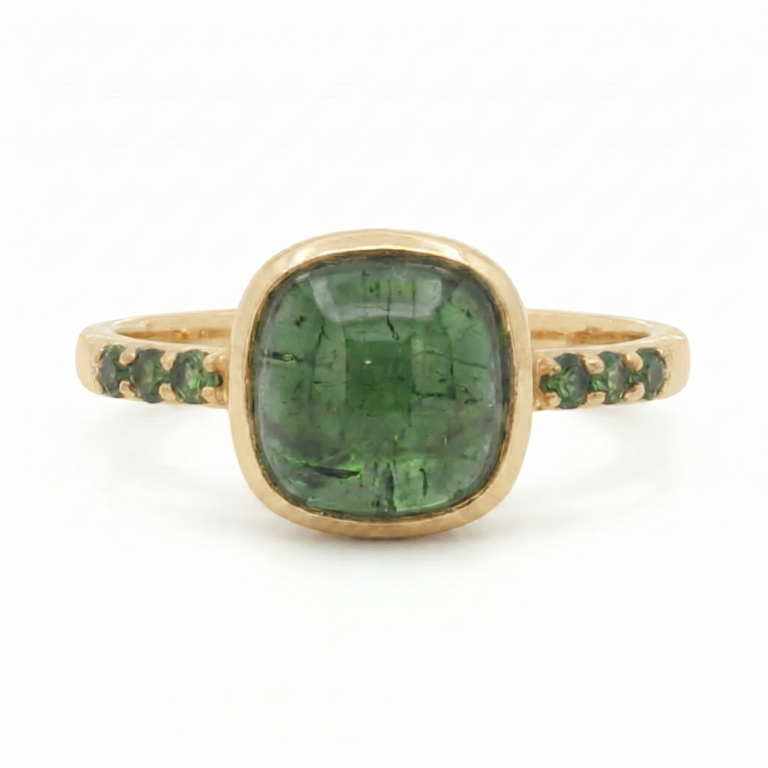 Ring Rosalia mit grünem Turmalin