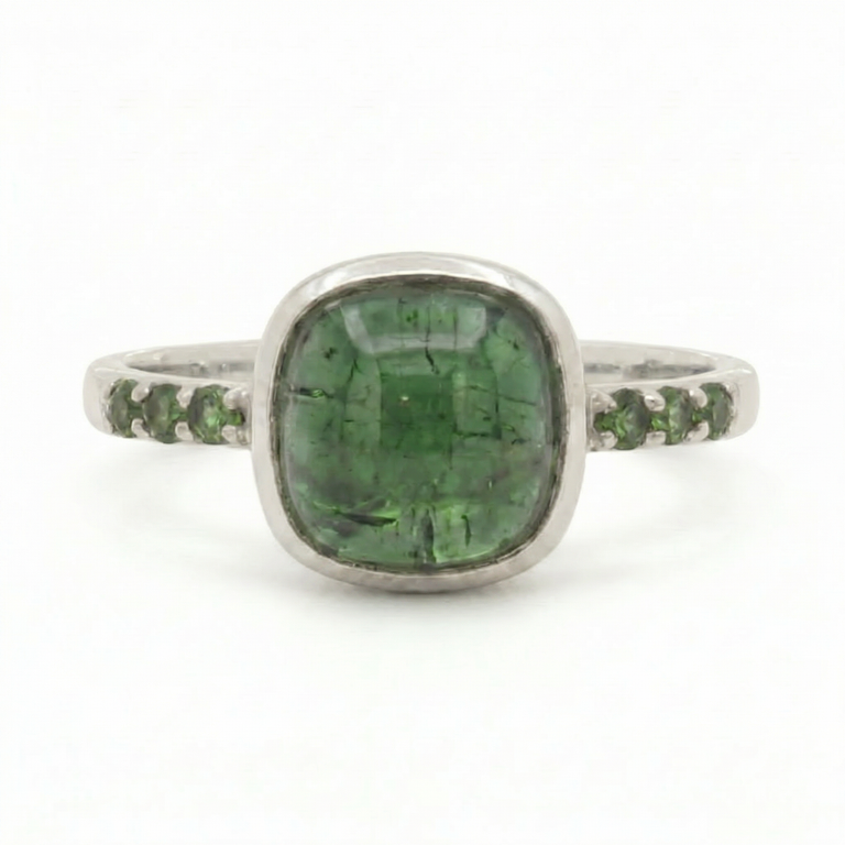 Ring Rosalia mit grünem Turmalin